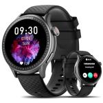 Smart Watch for Men Women, 1.46'' AMOLED Ultra-HD Screen Fitness Tracker with Heart Rate/Sleep/SpO2 Monitor, Answer/Make Call, 3ATM Waterproof Smartwatch for iPhone/Samsung/Android, 110+ Sport Modes