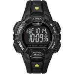 Timex Men's Ironman Triathlon Rugged 30 44mm Resin Strap Watch – Black Case Negative Display with Black Resin Strap