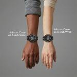 Timex Men's Ironman Triathlon Rugged 30 44mm Resin Strap Watch – Black Case Negative Display with Black Resin Strap