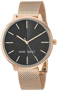 Nine West Dress Watch (Model: NW/1980GYRG), Grey/Rose Gold