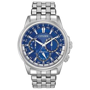 Citizen Eco Drive Calendrier Blue Dial SS Multi Quartz Men's Watch BU2021-51L