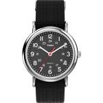 Timex Unisex T2N647 Weekender 38mm Black Nylon Slip-Thru Strap Watch