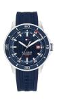 Tommy Hilfiger Men's 3-Hand Quartz Watch - Round Case - Silicone Strap - Sporty, Iconic Style - Gift for Him 43mm