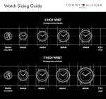 Tommy Hilfiger Men's 3-Hand Quartz Watch - Round Case - Silicone Strap - Sporty, Iconic Style - Gift for Him 43mm