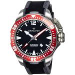 Hamilton Watch Khaki Navy Frogman Titanium Auto | Swiss Made | 46mm Titanium Case | Black Dial Analog Watch | Black Rubber Strap (Model: H77805335)