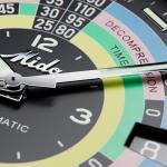 MIDO Ocean Star Decompression Timer 1961 - Swiss Automatic Watch for Men - Black Dial - Stainless Steel 40.5mm Case with Black PVD Coating- Two Additional Straps Included - M0268073305100