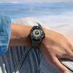 MIDO Ocean Star Decompression Timer 1961 - Swiss Automatic Watch for Men - Black Dial - Stainless Steel 40.5mm Case with Black PVD Coating- Two Additional Straps Included - M0268073305100