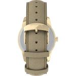 Timex Women's Easy Reader 38mm Watch – Gold-Tone Case Cream Dial with Light Gold-Tone Leather Strap