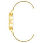 Nine West Women's NW/2146CHGP Gold-Tone Mesh Bracelet Watch