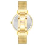 Nine West Women's NW/2146CHGP Gold-Tone Mesh Bracelet Watch