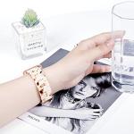 Slim Resin Apple Watch Band - Nougat White/Rose