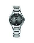RAYMOND WEIL Noemia Women's Watch, Quartz, Grey Dial, Roman Numerals, 47 Diamonds, Stainless Steel, 32 mm (Model: 5132-S1S-60181)