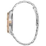 Citizen Men's Eco-Drive Corso Diamond, Gray Dial, Two-Tone Stainless Steel Bracelet Watch (Model: BM7646-55H)