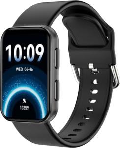 MorePro Health Fitness Tracker with Blood oxy-gen Monitor and 24/7 Heart Rate and Blood Pressure, Sleep Monitor, 120+ Sport Modes Waterproof Fitness Watch for Women Men Android iOS, Black