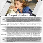 TumpCez Quick Release Watch Band - Choice of Width -18mm 19mm 20mm 22mm 24mm Watch Bands, Solo Loop Adjustable Elastic Nylon Watch Straps Replacement Wristband for Men Women