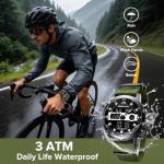 MEGALITH Military Watches for Men Digital: Tactical Wristwatch with Analog Dual Time Display - Waterproof Sport Heavy Duty Watch for Men with LED Alarm Stopwatch Date - Gifts for Him