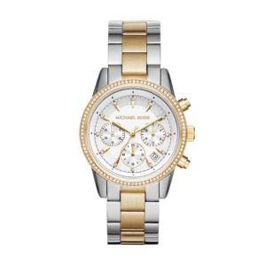 Michael Kors Bryant Chronograph Two-Tone Stainless Steel Women's Watch (Model: MK6474)