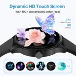 DIVElink Smart Watch, HD Smartwatch for Men Women (Answer/Make Calls), Fitness Watch with 100+ Sport Modes, IP68 Waterproof/Heart Rate/Sleep Monitor, Activity Trackers for iOS/Android