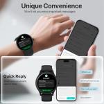 DIVElink Smart Watch, HD Smartwatch for Men Women (Answer/Make Calls), Fitness Watch with 100+ Sport Modes, IP68 Waterproof/Heart Rate/Sleep Monitor, Activity Trackers for iOS/Android