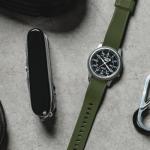 Barton Elite Silicone Watch Band (22mm) | Quick Release Premium Silicone Strap with Stainless Steel Buckle | Compatible with Classic & Smart Watches | Comfortable, Durable, Stylish, Waterproof - Army Green & Black