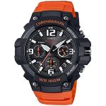 Casio Men's 'Heavy Duty Chronograph' Quartz Stainless Steel and Resin Casual Watch, Color:Orange (Model: MCW100H-4AV)