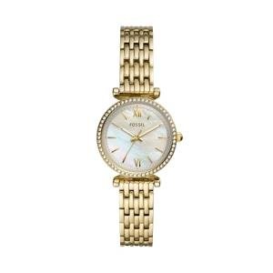 Fossil Women's Watch, Carlie Quartz Stainless Steel Three-Hand Watch for Women