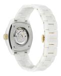 Versace DV One Collection Luxury Womens Watch Timepieces with a White Bracelet and Dial Featuring a White Ceramic Case