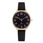 IBSO Women Watches Leather Mesh Strap Round Case Analog Fashion Ladies Wrist Watches (0023 Black)
