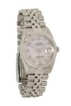 Rolex, Pre-loved 18K White Gold & Stainless Steel Mother Of Pearl Datejust 116234 36mm, White