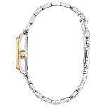 Citizen Women's Eco-Drive Corso Classic Watch in Two-Tone Stainless Steel, Black Dial (Model: EW2299-50A)