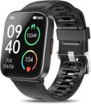 DUREXO Smart Watch, 5ATM Waterproof Fitness Men's Smartwatch, 1.69'' Touch Screen Fitness Watch, Multi-Sport Mode Smartwatch, Compatible with Android iOS Phones