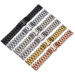 Niziruoup 20mm Stainless Steel Watch Band Universal Metal Watch Strap Smartwatch Replacement Band Men Women fit Most Traditional Watches, Stainless Steel, Gold