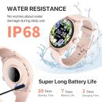 DIVElink Smart Watch, HD Smartwatch for Men Women (Answer/Make Calls), Fitness Watch with 100+ Sport Modes, IP68 Waterproof/Heart Rate/Sleep Monitor, Activity Trackers for iOS/Android