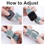 DMIGADIGLO 24 Pack Stretchy Nylon Band Compatible with Apple Watch Band 38mm 40mm 41mm 42mm 44mm 45mm 46mm 49mm Women Men, Adjustable Sport Elastic Replacement Strap for iWatch Series 11 10 9 8 7 6 5 4 3 2 1 SE Ultra