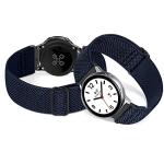 Relting Compatible with 16mm 18mm 19mm 20mm 22mm 24mm Watch Bands Quick Release Replacement Wristband,Adjustable Stretchy Nylon Solo Loop Straps Fabric Braided Sport Elastic Bands for Men Women