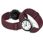 Relting Compatible with 16mm 18mm 19mm 20mm 22mm 24mm Watch Bands Quick Release Replacement Wristband,Adjustable Stretchy Nylon Solo Loop Straps Fabric Braided Sport Elastic Bands for Men Women