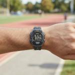 Timex Men's Ironman Triathlon Classic 30 38mm Watch – Gray & Black Case Negative Display with Black Resin Strap