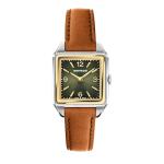 Movado Heritage 1917 Women’s Swiss Quartz Leather Petite Square Watch, 25mm