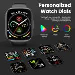 Smart Watch for Men Women (Answer/Make Call), 1.95" Touch Screen Fitness Watch with Heart Rate/Sleep Monitor, IP68 Waterproof Smartwatch for Android iOS, Activity Tracke with 120+ Sports Modes, Black