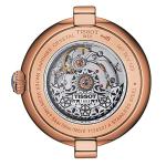 Tissot Womens Tissot Bellissima Automatic 316L Stainless Steel case with Rose Gold PVD Coating Swiss Automatic Watch, Brown, Leather, 5 (T1262073601300)