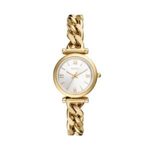 Fossil Women's Watch, Carlie Quartz Stainless Steel Three-Hand Watch for Women, Color: Gold