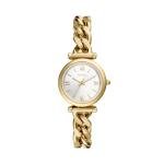 Fossil Women's Watch, Carlie Quartz Stainless Steel Three-Hand Watch for Women, Color: Gold