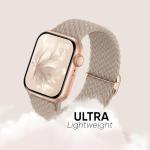 6 Pack Braided Stretchy Bands Compatible with Apple Watch Band 38mm 40mm 41mm 42mm 44mm 45mm 46mm 49mm Women Men, Adjustable Nylon Solo Loop Elastic Straps for iWatch Series 11 10 9 8 7 6 5 4 SE Ultra