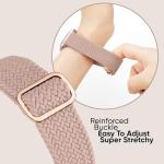 6 Pack Braided Stretchy Bands Compatible with Apple Watch Band 38mm 40mm 41mm 42mm 44mm 45mm 46mm 49mm Women Men, Adjustable Nylon Solo Loop Elastic Straps for iWatch Series 11 10 9 8 7 6 5 4 SE Ultra