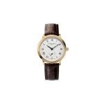 Frederique Constant Ladies Swiss Quartz Classic Slimline Gold-Tone Stainless Steel Watch with Brown Leather Strap, Style: FC-235M1S5