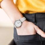 ANNEFIT Watch Bands for Men Women, Top Grain Leather Watch Strap with Quick Release, Band Width 12mm with Rose Gold Buckle (White)