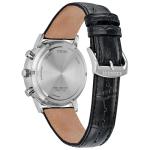 Citizen Men's Eco-Drive Dress Classic Watch, Black Leather Strap, Green Dial, Chronograph (Model: CA4630-02X)