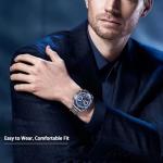 Nizonlaie 20mm Stainless Steel Watch Band Quick Release Premium Matte Brushed Solid Metal Watch Bracelet 14mm 16mm 18mm 20mm 22mm 24mm Universal Stainless Steel Smartwatch Replacement Band Men Women