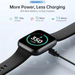 Smart Watches for Men Women (2 Bands), 1.85" AMOLED Smart Watch for iPhone & Android Phones, Heart Rate/ SpO2/ Sleep Monitor, 3ATM Waterproof, Calls & Messages, 120+ Sports Modes Fitness Tracker Watch