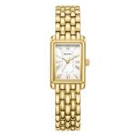 BOFAN Gold Watches for Women with Vintage Bracelet, Rectangular Case Roman Dial,Adjustment Tool Included,Water Resistant